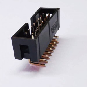 2x8P 2,54 mm Pitch Right-Antly Dip Box Header Samice