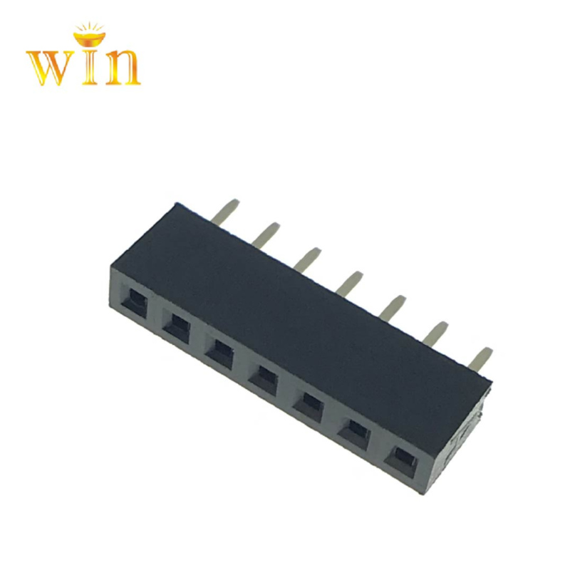 2,54 mm 1x7p Jednorázový řádek Socket Header